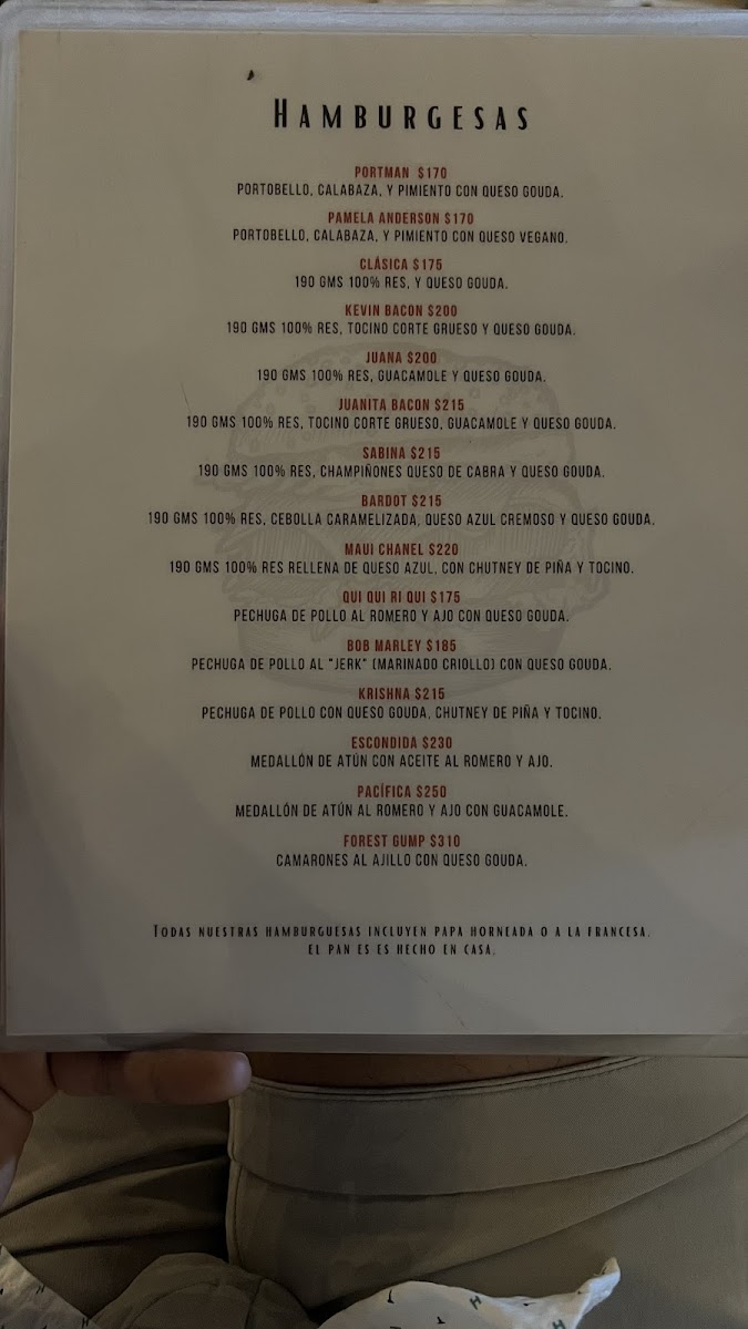 Alaburger Menu - Image 3